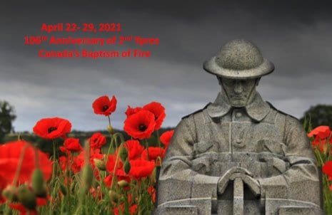 106th Anniversary of 2nd Ypres